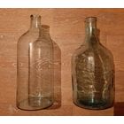 Бутыль стеклянная старинная в интерьер или использовать по назначению.