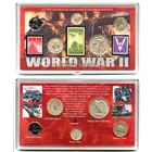 США редкий набор 1942 - 1945 WORLD WAR II монеты марки