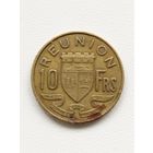 Реюньон 10 франков 1955 год