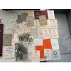 Куча документов на разных людей ,есть и на 1941-1945 документы