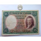 Werty71 Испания 25 песет 1931 банкнота