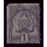 1 марка 1888 год Тунис 1