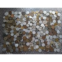 1 кг монет старой Японии с серебром