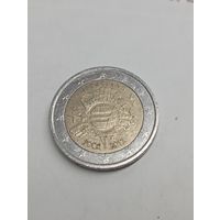 2 евро 2012 Нидерланды 10 лет наличному