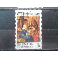 Гренада-Гренадины 1975 Рождество, живопись