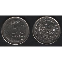 Польша y281 50 грош 1995 год (mw) (om01)