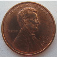 США 1 цент 2006 г. S - Сан-Франциско