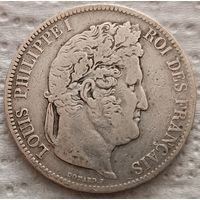 Франция 5 франков 1841