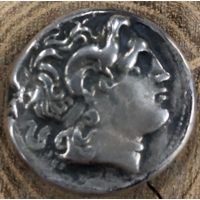 Греция Монета царя Фракии LYSIMACHOS (297-281г.до Н.Э.) Тетрадрахма