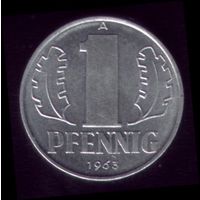 1 пфенниг 1963 год ГДР 20