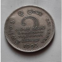 2 рупии 1993 г. Шри-Ланка