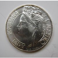 Сан-Марино 1000 лир 1986  серебро  .36-47