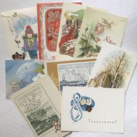 Лот чистых открыток СССР -8 марта