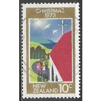 Новая Зеландия. Рождество. 1973г. Mi#615.