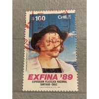 Чили 1989. Национальный филателистическая выставка Exfina89. Полная серия