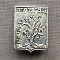Значок герб города Стародуб 4-04