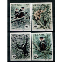 Вьетнам - 1987г. - обезьяны, охрана природы - 4 марки - полная серия, гашёные [Mi 1827-1830]. Без МЦ!