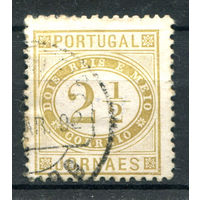 Португалия - 1876г. - 2 1/2 R - 1 марка - полная серия, гашёная [Mi 46]. Без МЦ!