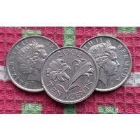 Бермудские острова 10 центов, UNC. Бермуды. Королева Елизавета II.