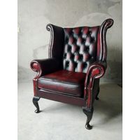 Каминное кожаное кресло Честерфилд, Англия
