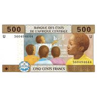 Камерун 500 франков образца 2002 года UNC p206Ud2