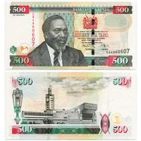 Кения. 500 шиллингов (образца 2010 года, P50e, UNC)