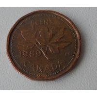 1 цент Канада 1989 г.в.
