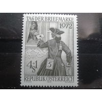 Австрия 1972 День марки, почтальон**