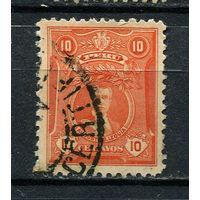 Перу - 1925/1929 - Аугусто Легия 10C - [Mi.206A] - 1 марка. Гашеная.  (Лот 103BY)