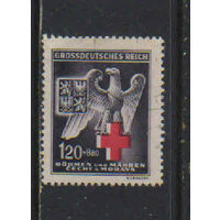 Германия Богемия и Моравия Протекторат 1943 В пользу красного креста Орел #132