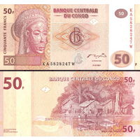 Конго 50 франков  2013 год  UNC