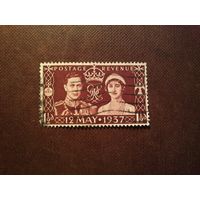 Великобритания 1937 г.Король Георг VI и королева Елизавета./31а/