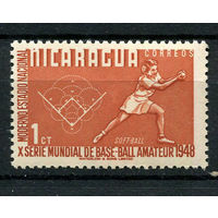 Никарагуа - 1949 - Спорт. Софтбол 1С - [Mi.984] - 1 марка. MNH.  (Лот 48FJ)-T25P18