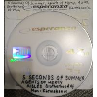 DVD MP3 дискография 5 SECONDS OF SUMMER, AGENTS OF MERCY, AISLES, BRODERHOOD OF MAN, KARMAKANIC - 1 DVD