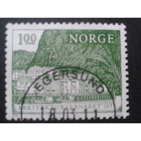 Норвегия 1975 рыбацкий поселок на острове