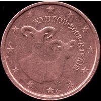 Кипр 2 евроцента 2008 г. КМ 79 (15-2)