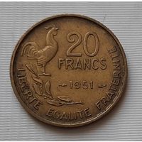 20 франков 1951 г. Франция