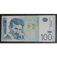 Сербия 100 динаров 2006 P49a пресс UNC