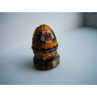 Пасхальное Яйцо (Клуазоне. Подставка натуральный камень Оникс).