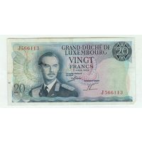 Люксембург, 20 франков 1966 год