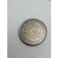2 евро Финляндия 2011 г.