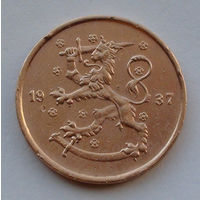 Финляндия 5 пенни. 1937