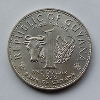 Гайана 1 доллар. 1970