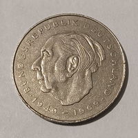 2 марки 1977 J Германия ФРГ