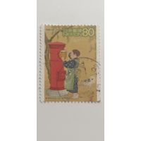 Япония 2001. Филателистическая неделя - 100-летие красных цилиндрических почтовых ящиков. Полная серия