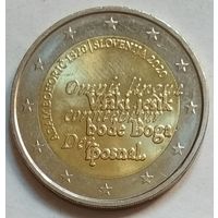 Словения 2 евро 2020 г. 500 лет со дня рождения Адама Бохорича