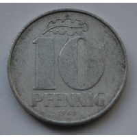 ГДР, 10 пфеннигов 1968 г.