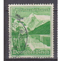 Цветы флора горы Рейх Германия 1938 год лот 13 менее 30 % от каталога по курсу 3 р