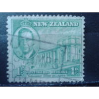Новая Зеландия 1946 Король Георг 6 и здание Парламента