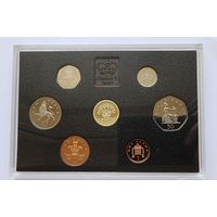 Годовой набор монет Великобритании 1991 года